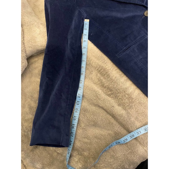 Gap Women - Velvet Blazer / PANGEA BLUE / size S / NWOT - Picture 5 of 5